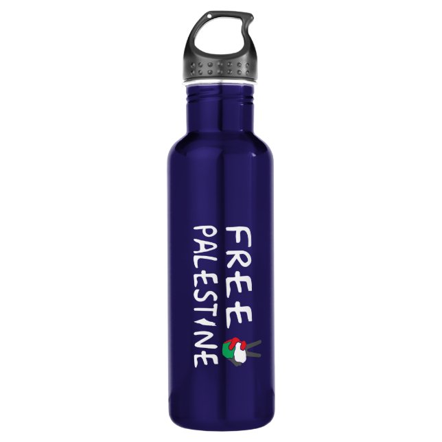 Free Palestine 710 Ml Water Bottle (Front)