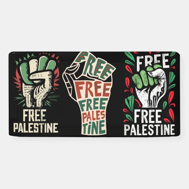 free palestine banner  (Horizontal)