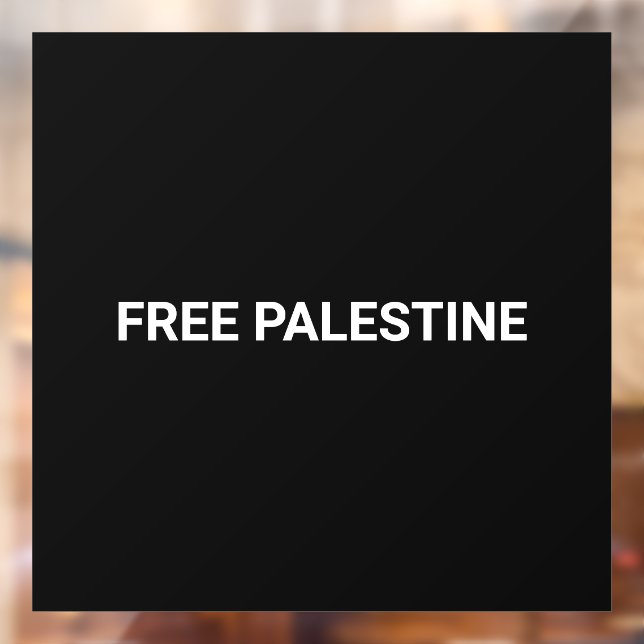Free Palestine black white custom text minimalist (Sheet 2)