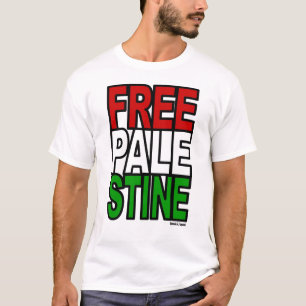Free Palestine Block T-Shirt