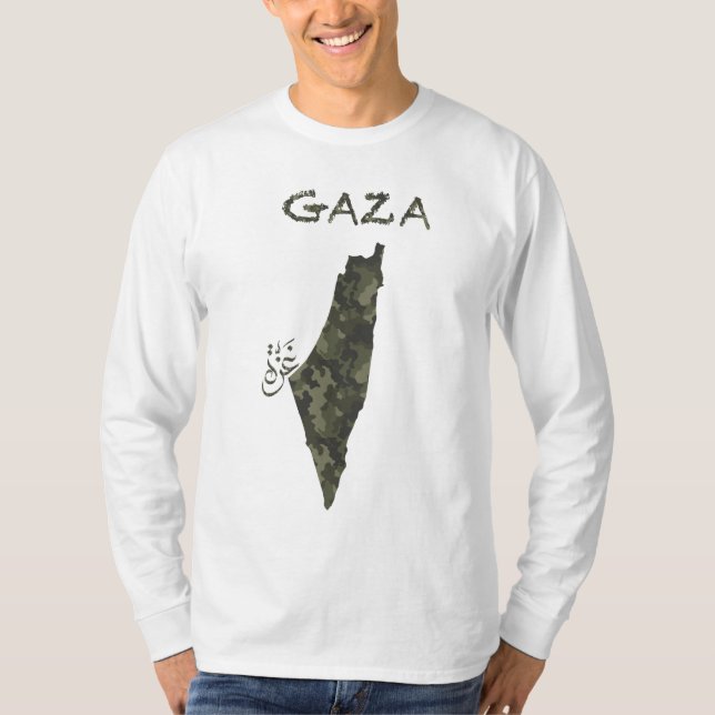 Free Palestine Camouflage T-Shirt (Front)