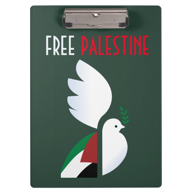 Free Palestine Clipboard | Pro-Palestinian  (Front)