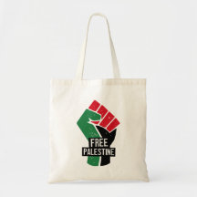 Free Palestine flag fist