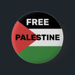 FREE PALESTINE FLAG RED BLACK GREEN WHITE 6 CM ROUND BADGE<br><div class="desc">FREE PALESTINE FLAG RED BLACK GREEN WHITE button</div>