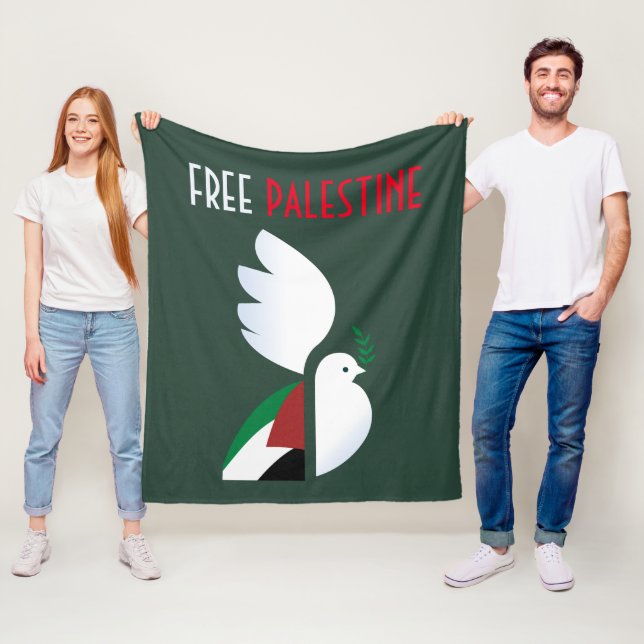 Free Palestine Fleece Blanket – Pro-Palestinian  (In Situ)