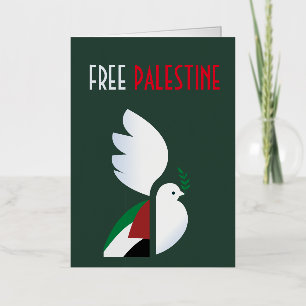 Free Palestine Foil Greeting Card