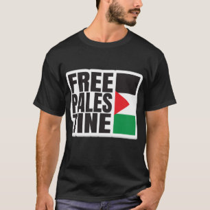 Free Palestine, Free Gaza, Palestine Flag  T-Shirt