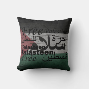 free palestine freedom for palestine cushion