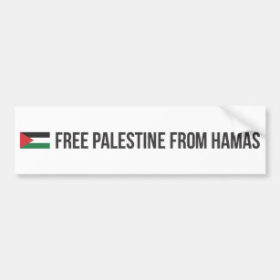 Free Palestine from Hamas Bumper Sticker