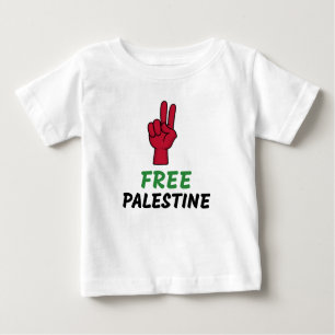 Free Palestine Gaza Genocide Baby T-Shirt
