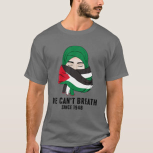 Free Palestine Gaza Palestinian Flag Stand With Fa T-Shirt