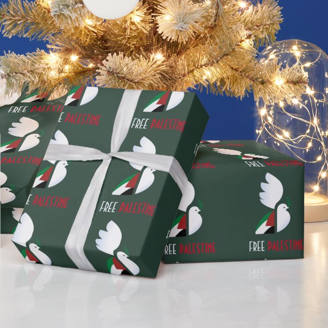 Free Palestine Gift Wrapping Paper – Pro-Palestine (Holidays)
