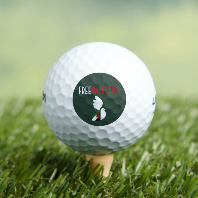Free Palestine Golf Balls (Insitu Tee)