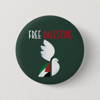 Free Palestine – Human Rights Awareness 6 Cm Round Badge