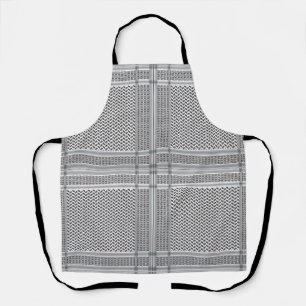 Free Palestine Keffiyeh Scarf Themed Kitchen Apron