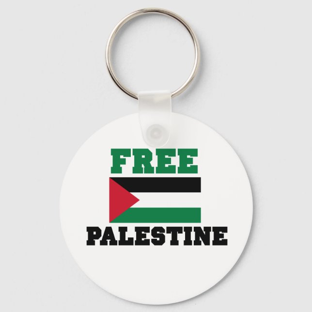 Free Palestine Key Ring (Front)