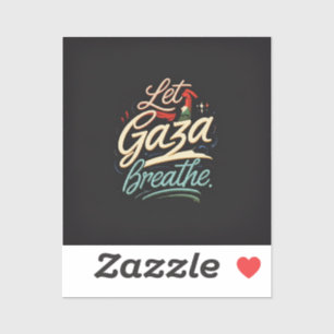 Free Palestine –Let Gaza breathe Keychain