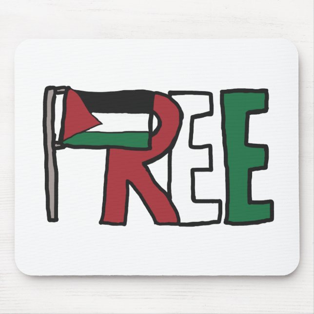 Free Palestine Mouse Pad (Front)