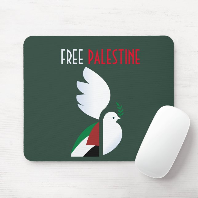 Free Palestine Mouse Pad (With Mouse)