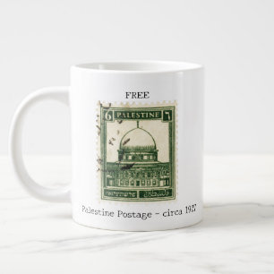 Free Palestine Mug   Historic Palestine Stamps