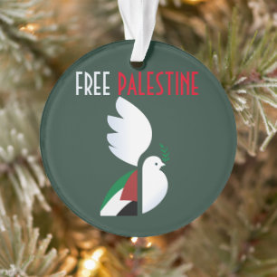 Free Palestine Ornament