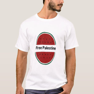 Free Palestine, Palestine flag, watermelon colour T-Shirt
