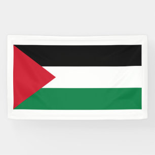 Free Palestine - Palestinian Flag (علم فلسط Banner