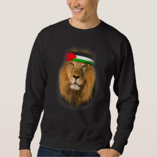 Free palestine Palestinian lion Sweatshirt