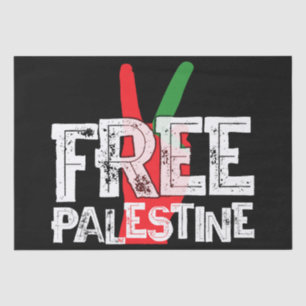 Free Palestine Palestinian Patriotic Ceasefire Tee Tissue Paper