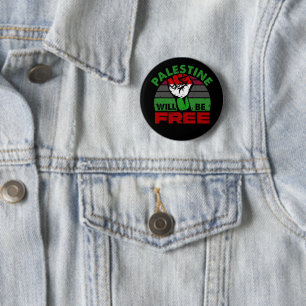 Free Palestine Palestinian Resistance 6 Cm Round Badge