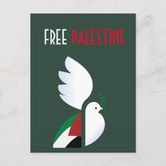 Free Palestine Postcard – Human Rights Awareness 