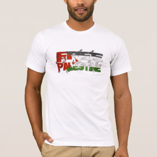 Free Palestine Retro Flag T-Shirt