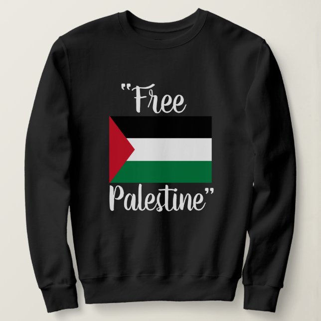 Free Palestine Save Gaza Sweatshirt (Design Front)