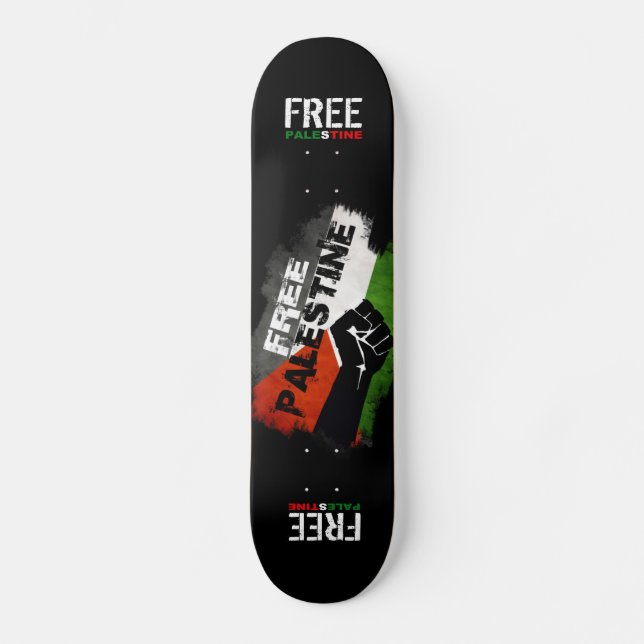 Free Palestine Skateboard (Front)