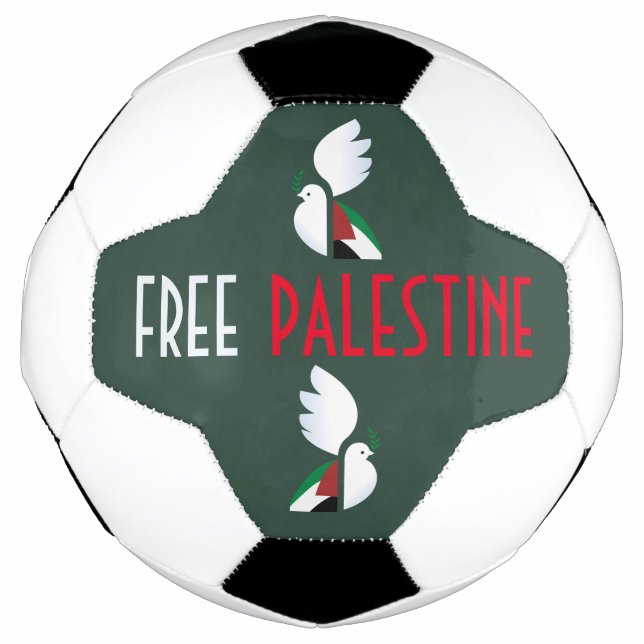 Free Palestine Soccer Ball (Front)