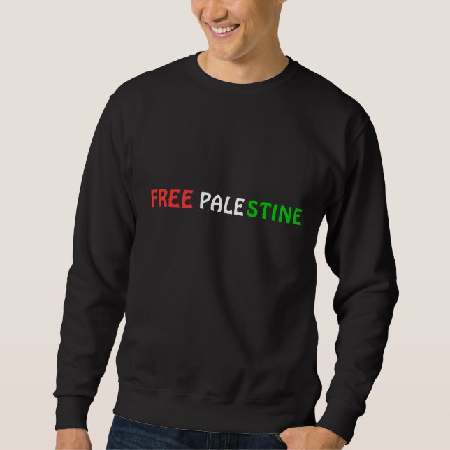 FREE PALESTINE Sweat-shirt Sweatshirt (Front)