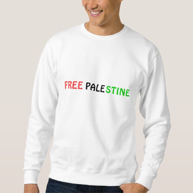 FREE PALESTINE Sweat-shirt Sweatshirt (Front)