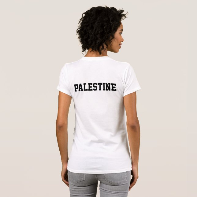 Free Palestine  T-Shirt (Back Full)