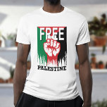Free Palestine  T-Shirt<br><div class="desc">You can’t fight for peace without a flag,  show your support with a free Palestine t-shirt.</div>