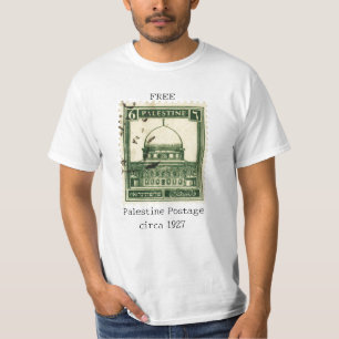 Free Palestine T-Shirt Historic Palestine Stamp