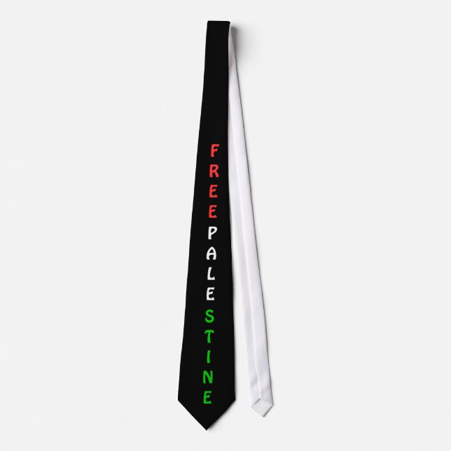FREE PALESTINE Tie (Front)