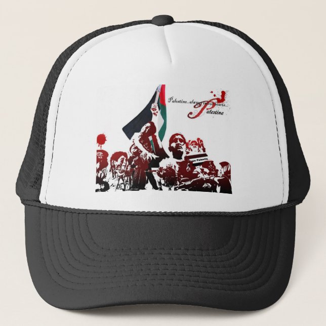 FREE PALESTINE TRUCKER HAT (Front)