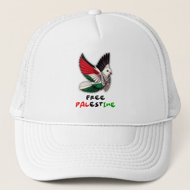 Free Palestine Trucker Hat (Front)