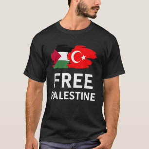 Free Palestine Turkish Turkey Support Palestinian T-Shirt