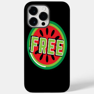 Free Palestine watermelon- Freedom for Palestinian iPhone 14 Pro Max Case