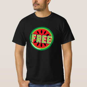 Free Palestine watermelon- Freedom for Palestinian T-Shirt