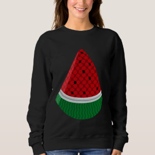 Free Palestine Watermelon Palestinian Keffiyeh Pal Sweatshirt