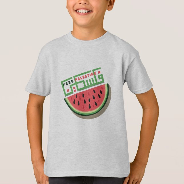 FREE PALESTINE WATERMELON T-Shirt (Front)