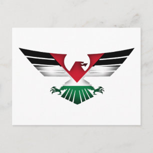 FREE PALESTINE - WINGS OF FREEDOM POSTCARD