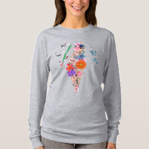 Free Palestine women's Long Sleeve T-shirt